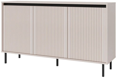 Komoda OSAKA 149 cm trzydrzwiowa beż piaskowy