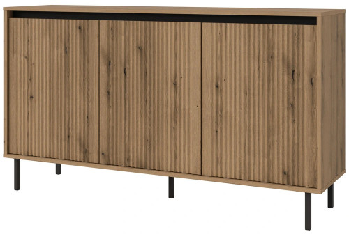 Komoda OSAKA 149 cm trzydrzwiowa dąb evoke