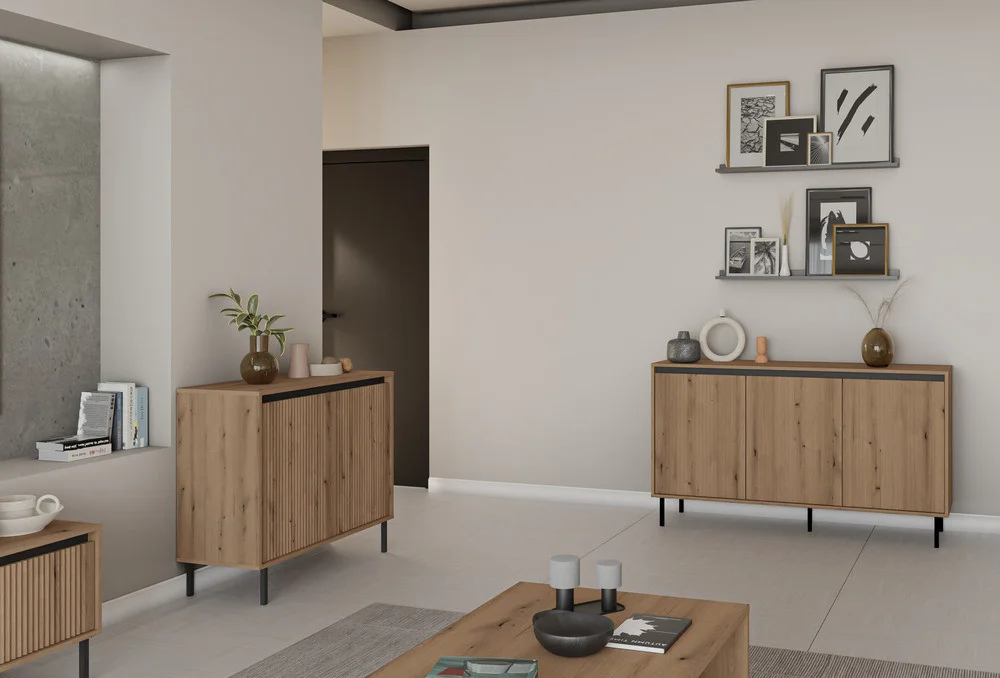 komoda trzydrzwiowa OSAKA 149 cm dąb evoke komoda trzydrzwiowa OSAKA 149 cm dąb evoke