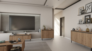 Komoda OSAKA 149 cm trzydrzwiowa dąb evoke