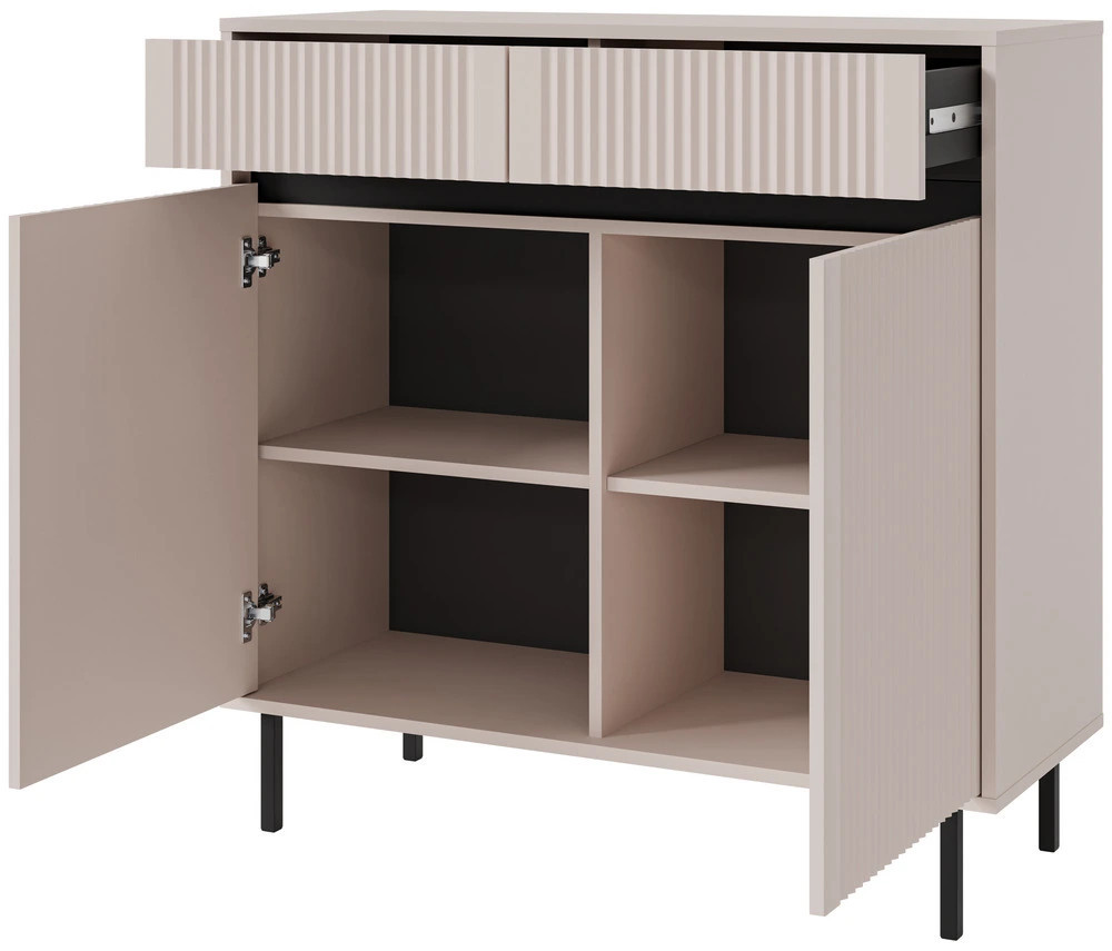 nowoczesna komoda OSAKA 100 cm z szufladami beż piaskowy