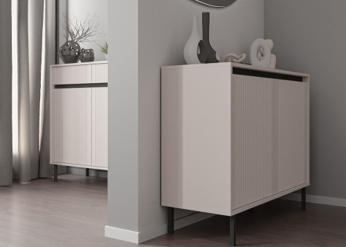 komoda do salonu OSAKA 100 cm z szufladami beż piaskowy