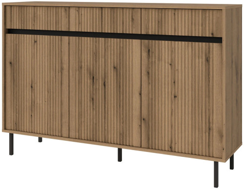 Komoda OSAKA 149 cm z szufladami dąb evoke