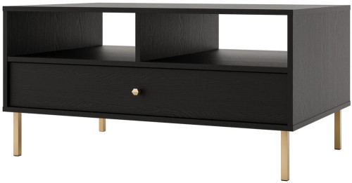 prostokątny stolik kawowy TOKYO 100 cm czarny grafit - stolik kawowy do salonu Tokyo