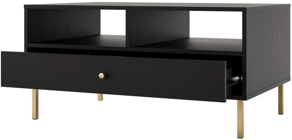 nowoczesny stolik kawowy TOKYO 100 cm czarny grafit - stolik kawowy prostokątny