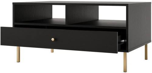 nowoczesny stolik kawowy TOKYO 100 cm czarny grafit - stolik kawowy prostokątny