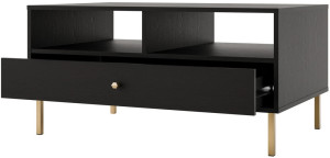 nowoczesny stolik kawowy TOKYO 100 cm czarny grafit - stolik kawowy prostokątny