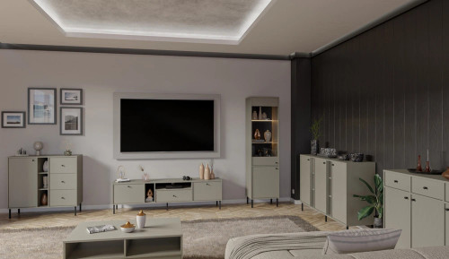 stolik kawowy Tokyo w kolorze eukaliptus - stolik do salonu 100 cm