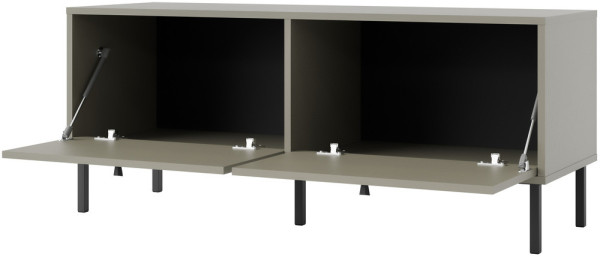 mała szafka pod telewizor Tokyo 120 cm eukaliptus nogi proste