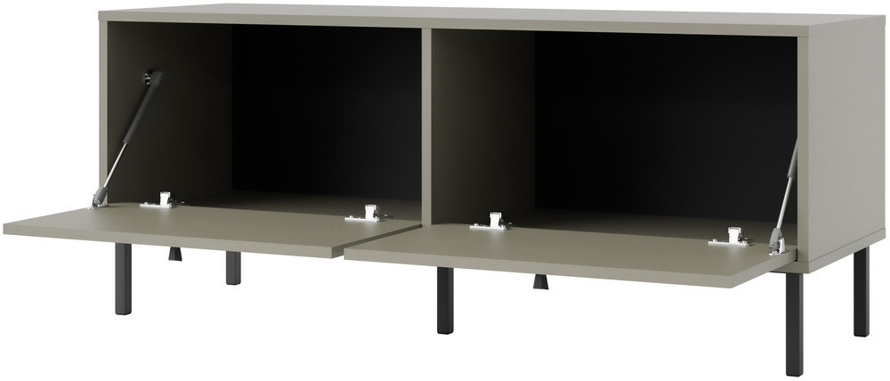 szafka rtv Tokyo 120 cm eukaliptus na metalowych nogach