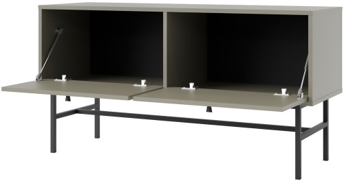 szafka rtv Tokyo 120 cm eukaliptus na metalowym stelażu