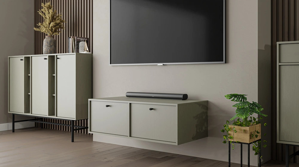 szafka rtv wisząca Tokyo 120 cm eukaliptus