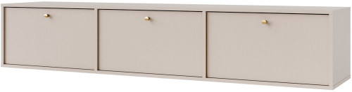 pojemna wisząca szafka rtv tokyo 180 cm beż piaskowy