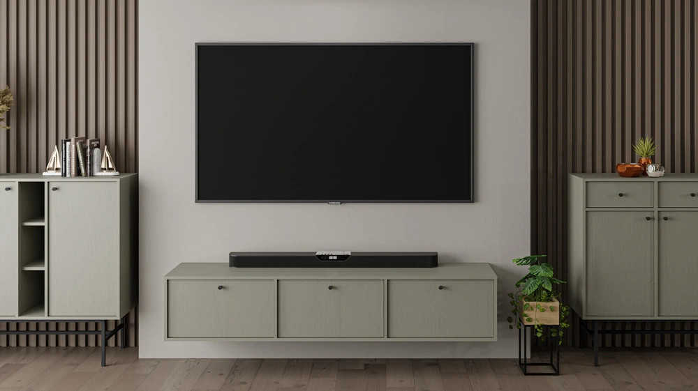 nowoczesna wisząca szafka rtv tokyo eukaliptus