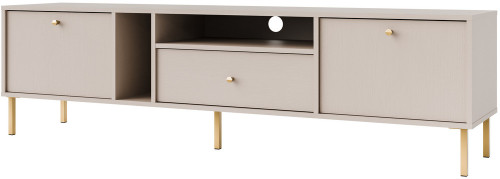 szeroka szafka rtv tokyo 180 cm beż piaskowy