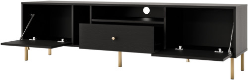 szafka rtv tokyo 180 cm grafitowa