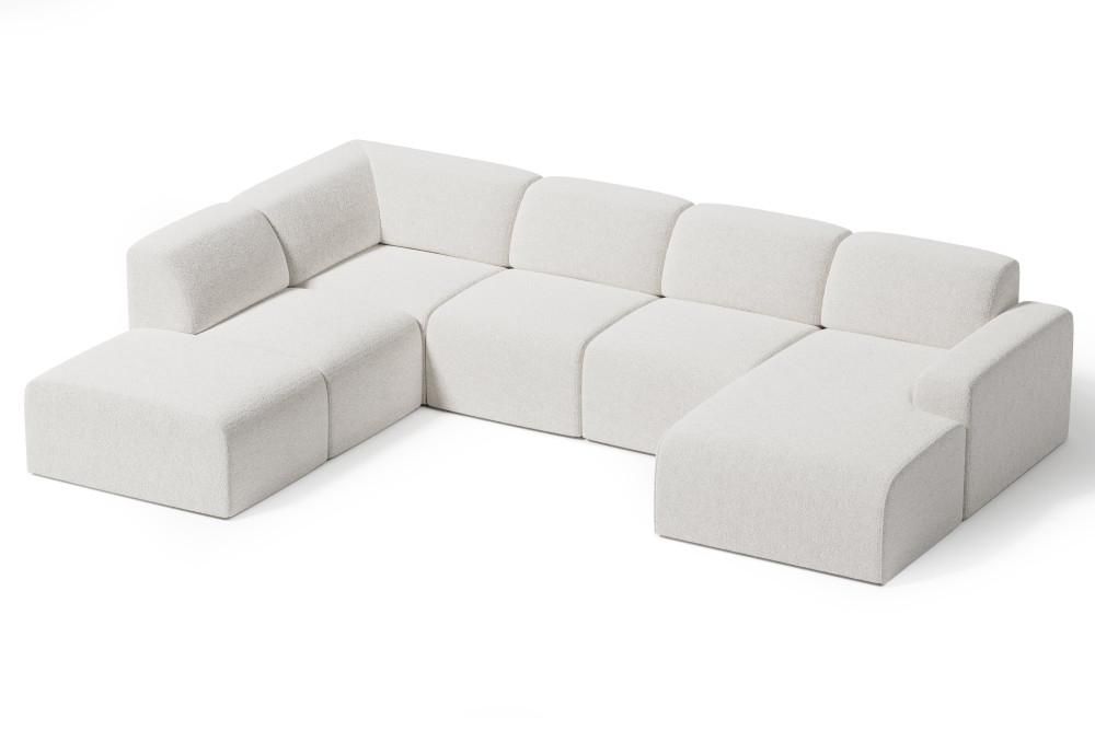 Modulare Model 3 narożnik U – detal tapicerki