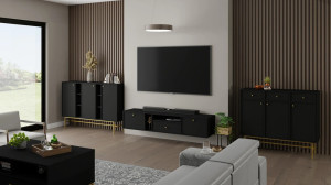 nowoczesna szafka rtv do salonu tokyo wisząca