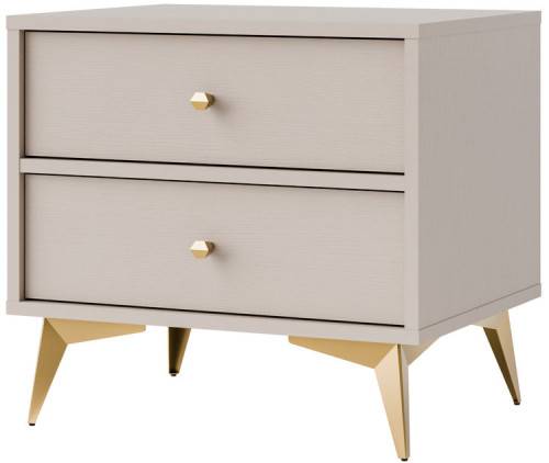 stolik nocny do sypialni tokyo 52 cm beż piaskowy