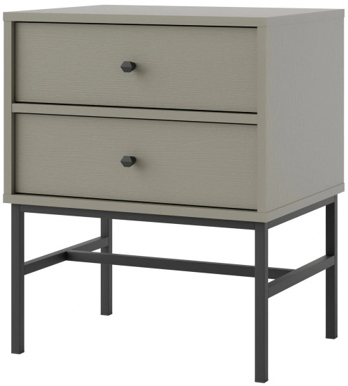 stolik nocny do sypialni tokyo 52 cm eukaliptus stelaż