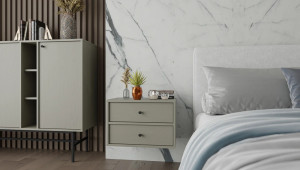 wisząca szafka nocna tokyo 52 cm eukaliptus