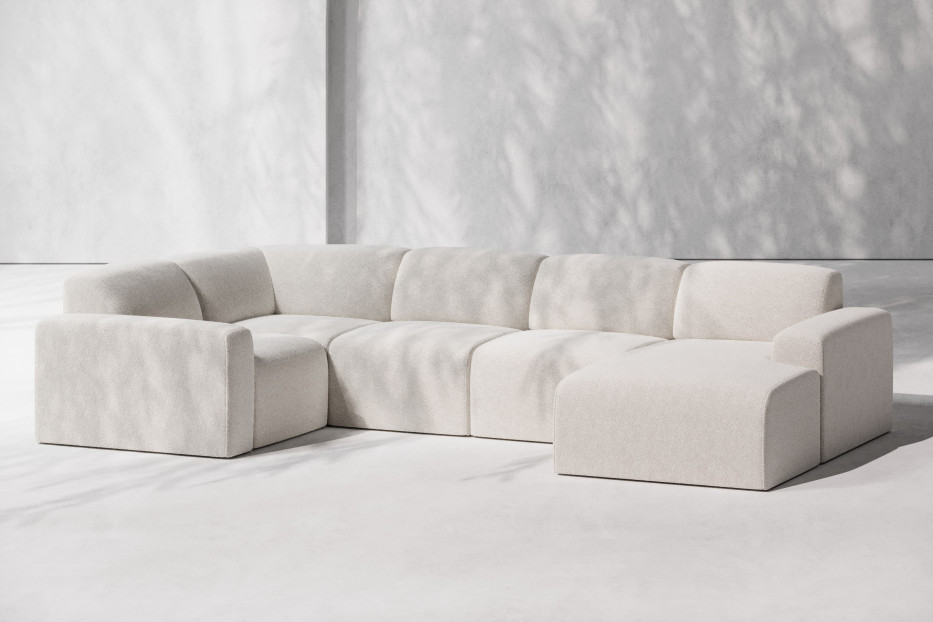 narożnik modułowy Modulare U Model 4 – widok frontowy