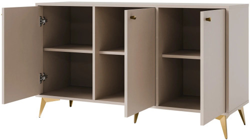 komoda do salonu TOKYO 125 cm na nogach rozgwiazda