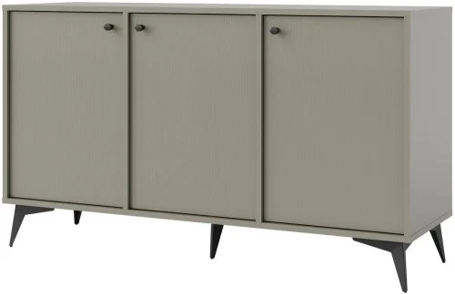 trzydrzwiowa nowoczesna komoda TOKYO 125 cm eukaliptus