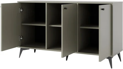 komoda do salonu TOKYO 125 cm eukaliptus nogi rozgwiazda