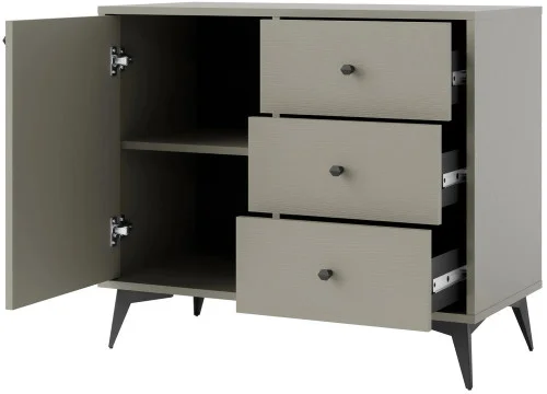 komoda do przedpokoju TOKYO 84 cm eukaliptus rozgwiazda
