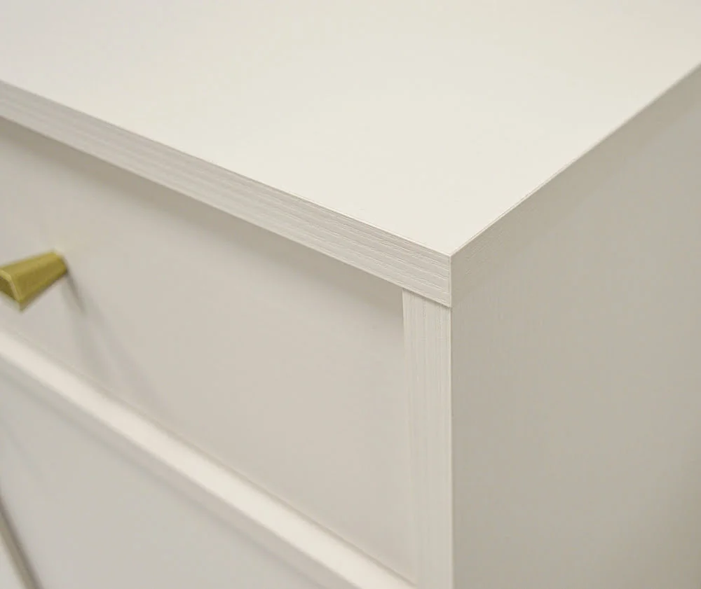 Mała komoda do przedpokoju i salonu TOKYO 84 cm, beż piaskowy, nogi proste | Komody z szufladami Desire Furniture Mała komoda do przedpokoju i salonu TOKYO 84 cm, beż piaskowy, nogi proste | Komody z szufladami Desire Furniture