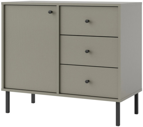 mała komoda do przedpokoju TOKYO 84 cm eukaliptus