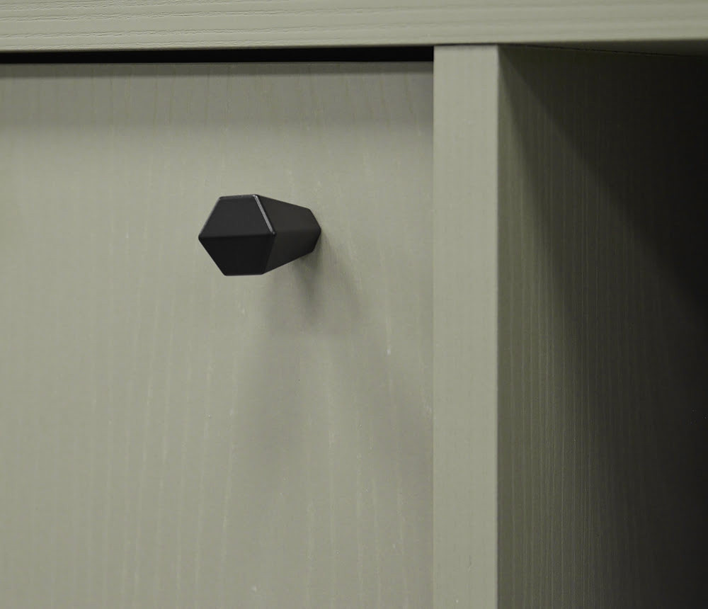 elegancka komoda do przedpokoju TOKYO eukaliptus stelaż