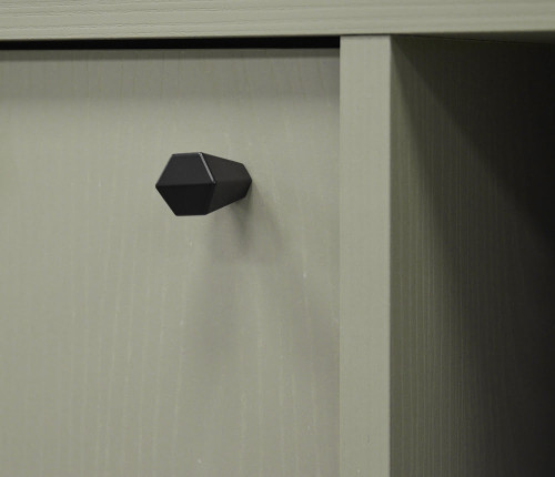 elegancka komoda do przedpokoju TOKYO eukaliptus stelaż