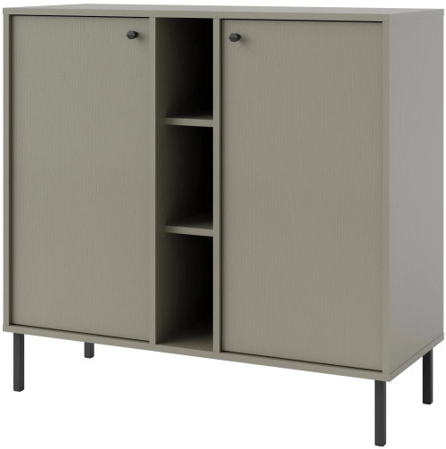 mała komoda TOKYO 100 cm eukaliptus nogi proste