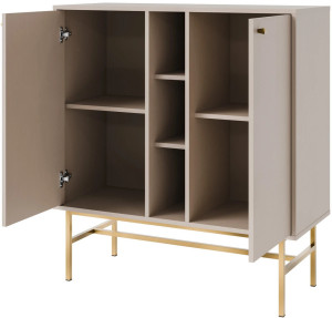 mała komoda TOKYO 100 cm beż piaskowy stelaż