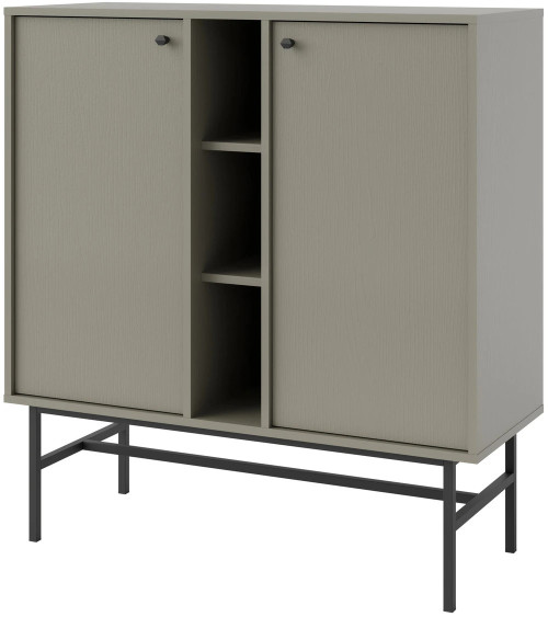 mała komoda TOKYO 100 cm eukaliptus stelaż