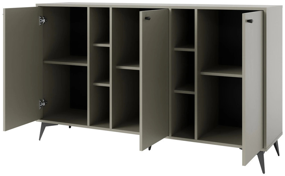 komoda do salonu TOKYO 158 cm eukaliptus