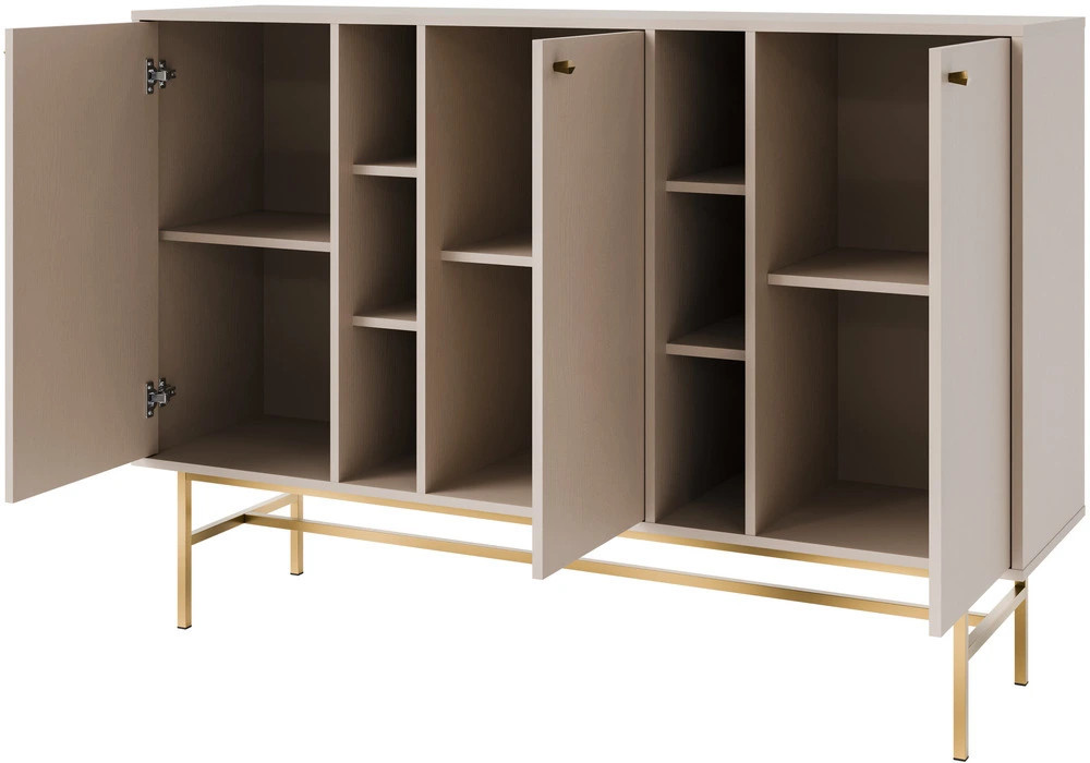 komoda do salonu TOKYO 158 cm beż piaskowy