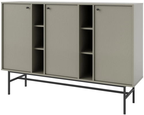 nowoczesna komoda TOKYO 158 cm eukaliptus stelaż