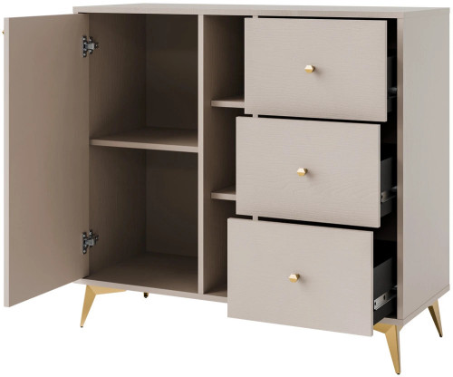 komoda 100 cm TOKYO beż piaskowy z szufladami