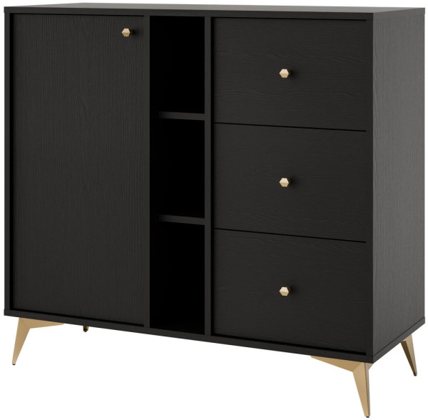 mała komoda do salonu TOKYO 100 cm grafit