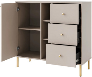 komoda 100 cm TOKYO beż piaskowy z szufladami