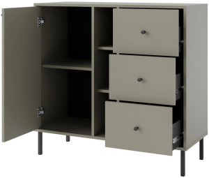 mała komoda do salonu TOKYO 100 cm eukaliptus