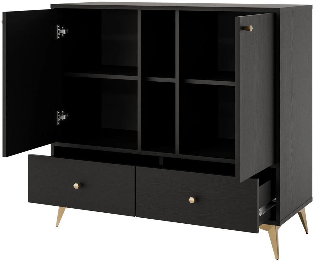 komoda dwudrzwiowa TOKYO 100 cm grafit