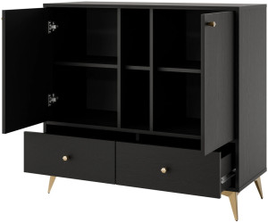 komoda dwudrzwiowa TOKYO 100 cm grafit