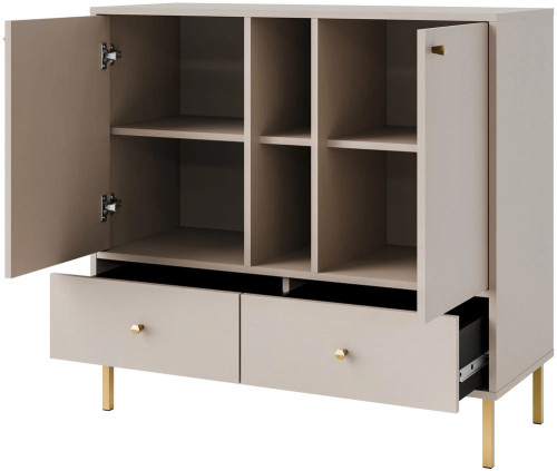 komoda dwudrzwiowa TOKYO 100 cm beż piaskowy