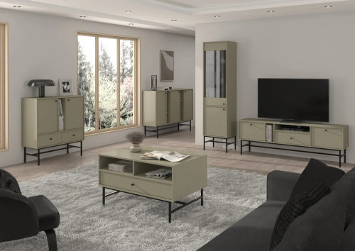 komoda z szufladami TOKYO 100 cm do salonu eukaliptus