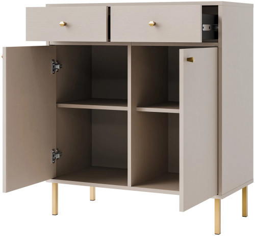 mała komoda TOKYO 84 cm beż piaskowy