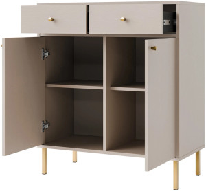 mała komoda TOKYO 84 cm beż piaskowy